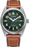 Citizen Men's Analogue Japanese Quartz Watch with Leather Strap BM8560-11X