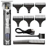 MEGZI 215 Professional Hair Trimmer for Men,Beard Trimmer for Men Rechargeable,Zero gapped Cordless Razor Shavers T Liners for Beard Trimmer Men Clippers