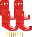 Huazu Fire Extinguisher Mount - 4 Pack Wall Hooks for 5 to 40 Lb Extinguishers, Universal Bracket with Expansion Screws