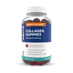 Zipvit Marine Collagen Gummies with Vitamin A & C. Type 1 Hydrolysed Collagen Peptides for Men & Women, Supports Healthy Skin & Collagen Formation