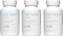 Alerna Kidney Health Tart Cherry Extract, 1200 mg, 3 Bottles (100 Vegetarian Capsules)