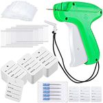 Tag Gun for Clothing Tagging Gun Label with 5 Replacement Needle 2000 Fastener Barbs and 200 Labels for Clothes Socks Hat
