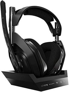 ASTRO Gaming A50 Wireless Headset + Base Station Gen 4 - Compatible with Platstation 4, Playstation 5, PC, Mac - Black/Silver
