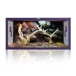 Phailozoo 50 Gallon Bearded Dragon Tank, Reptile Enclosure for Easy Maintenance, Front Opening Reptile Tank with Top Screen Ventilation & Glass Sliding Door 36''x18''x18''