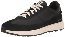 Cole Haan Men's Grand Crosscourt Midtown Sneaker, Black/Ivory, 11.5 Wide