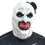 ACBAGI Halloween Mask Costume Scary Halloween Masks Horror Mask Terrifier Mask Halloween Clown Masks Creepy Mask Masquerade Mask Party Cosplay mask for adults (creepy 2)