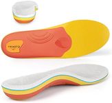 PCSsole Winter Wool Arch Support Orthopedic Insoles Warm Flat Feet Insole for Work Shoes, Shoe Inserts for Flat Feet, Plantar Fasciitis, Heel Spurs for Men and Women 28cm