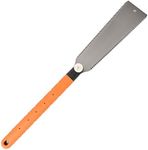 DUEBEL Japanese Fine Cut Saw, Hand Saw Ryoba Double Edge Pull Saw Interchangeable Flush Cut Saw Flexible Blade Handsaw for Woodworking (Japanese Ryoba Saw 25.4cm)