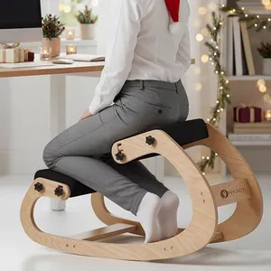 NYPOT Ergonomic Kneeling Chair with Adjustable Seats - Knee Chair for Posture Correction & Kneel Rocking Stool for Desk - Back Pain Relief and Support for Home and Office