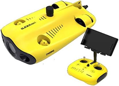 Chasing Mini S Underwater Drone (200 Meters Tether Version), 4 Hours Runtime | Anti-Stuck Motor | Direct-Connect Remote Controller | Dive to 330ft | 4K UHD EIS Camera