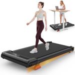 bigzzia Walking Pad with Incline, 3-in-1 Under Desk Treadmills Ultra Slim for Home Office, Compact Mini Walking Machine with Remote for Small Spaces, 130kg Capacity, No Assembly