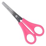 Westcott E-21591 00 Kids Scissor witch cm-scale, blunt tip, 5"/13 cm, pink