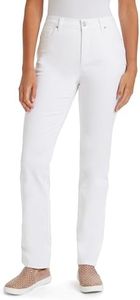 Gloria Vanderbilt Women's Classic Amanda High Rise Tapered Jean, Vintage White, 12 Short