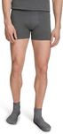 FALKE Men Daily Comfort Boxer Shorts 2-Pack, Grey (Dark Grey-Heather 3278), S