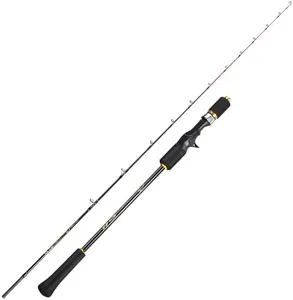 Sougayilang Slow Pitch Jigging Rod, 40 Ton Carbon Fiber Blank, 2-Piece Casting Rod for Snapper, Grouper and Tuna