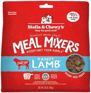 Stella & Chewy's Freeze Dried Raw Dandy Lamb Meal Mixer – Dog Food Topper for Small & Large Breeds – Grain Free, Protein Rich Recipe – 18 oz Bag