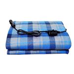 Electric Car Blanket - 12 Volt Fleece Heated Travel Blanket - 2 Heat Settings