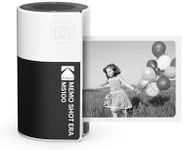 KODAK Memo Shot ERA Kids Instant Digital Camera and Photo Label Printer, White (Camera with 1 Roll One-Touch Label Cartridge)