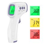 Forehead Thermometer for Adults and Children, Non Contact Digital Infrared Thermometer for Kids, No Touch Temperature Gun Baby Body Thermometer with Instant Accurate Reading and Fever Alarm