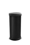 CURVER 40L Kitchen Touch Deco Bin, 40 Litres, Matt Black, Waste Disposal for Kitchen, Home, Office & Recycling