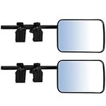 NIGOOLATA Towing Mirrors Clip-On Side Rear View Mirror Extension for Trailer RV Caravan - Pack of 2