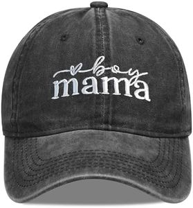 Jumsky Boy Mama Baseball Caps Classic Adjustable Denim Dad Hat Snapback Black
