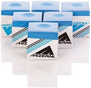 Mizerak Cue Chalk (6 Pack) blue , 0.90 x 3.10 x 4.70 inches