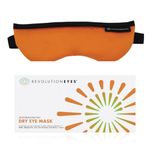 Revolutioneyes Heated Dry Eye Mask - Moist Heat For Dry Eye Relief, Washable & Reusable Hot Eye Compress For MGD, Blepharitis Dry Eye & Styes, Antibacterial Protection With Sterileyes