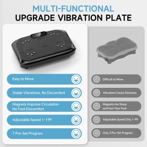 Werara Vibration Plate – 199 Speed Settings, Home Fitness Machine