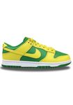 Nike Men's Dunk Low Retro Btyys Sneaker, Apple Green Shot Yellow, 11 UK