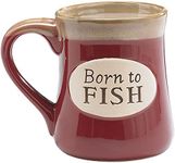 Born to Fish Coffee Mug with Fisher