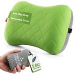 HIKENTURE Ultralight Inflatable Camping Pillow - Upgrade Comfortable Ergonomic Air Pillow for Hiking, Backpacking, Neck Support, Travel, Beach, Office