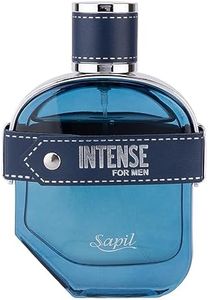 Sapil Intense Aromatic Spicy Men's Eau de Toilette with Lemon, Ginger & Vetiver – Long-Lasting, Bold & Masculine Fragrance for All Seasons & Occasions (100ml / 3.4oz)