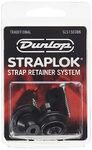 Jim Dunlop SLS1503BK Straplok Traditional Strap Retainer System, Black