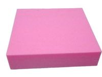 A G S CHAIRS sofa Pu foam 40 density hard foam pink colour size 21 x 22 x 4 inches