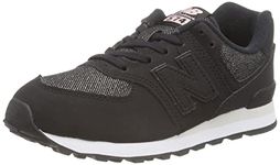 New Balance 574v1 Sneaker, Black, 13 UK