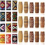 27 Pieces Hair Jewelry for Women Braids Hair Tube Beads and Fabric Dreadlock Beads DIY Mix Hair Braid Cuff Clip for Men Hip Hop Style()