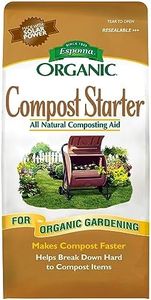 Espoma Organic Compost Starter; All-Natural Composing Aid Helps Break Down Organic Matter to Make Rich Compost for Organic Gardening. 4 lb. Bag; Pack of 1