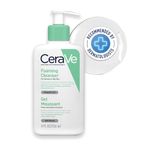 CeraVe Foaming Cleanser For Normal To Oily Skin (236ml) - Dermatologist-Developed Facewash | Non-Comedogenic And Fragrance-Free Cleansers For Acne-Prone Skin