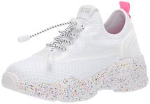 Steve Madden Girls' JMYLESS Sneaker White 13 M US Little Kid