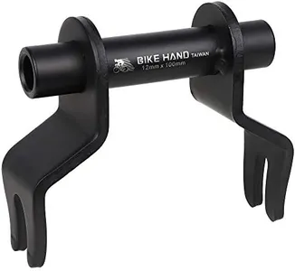 BIKEHAND Thru Axle Fork Mount Rack Adapter 12x100mm - Bike Bicycle Carrier Rack Car Roof Truck Bed Storage