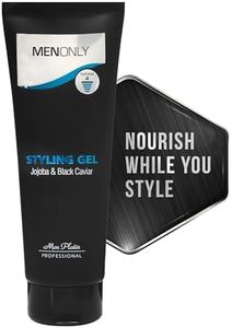 Mon Platin Men’s Styling gel with Jojoba & Black caviar – Men’s Hair Gel with Black Caviar and Jojoba, Strong Hold, Anti-Dandruff Formula, Keeps Hair Styled, Healthy, and Shiny 250ml