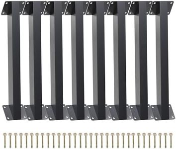 Grehitk Lot de 8 supports d'angle de 45 degrés, kit de support de pergola robuste pour pergolas pour pergolas pour tonnelles, pergolas, cabines en rondins