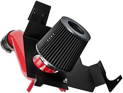 Ares 05-10 Red Compatible With Charger Magnum 300 3.5L V6 Heat Shield Cold Air Intake + Filter