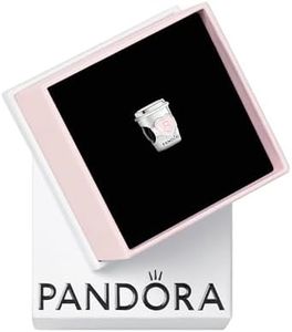Pandora Jewelry Take a Break Coffee Cup Charm - Compatible Moments - Sterling Silver Charm - Comes with Gift Box