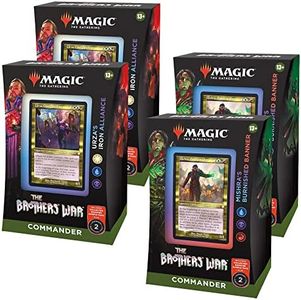 Wizards of the Coast Magic The Brothers War: Commander Deck Display Collectible Card Games