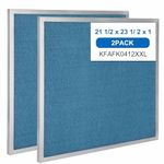 KFAFK0412XXL Filter - 21 1/2 x 23 1/2 x 1, Replacement for Bryant/Carrier/Payne Fan Duct Coil Filter KFAFK0412XXL Washable Reusable, Ac Filter KFAFK0412XXL For Models FA4CNC060, FE4ANB006, 2-Pack