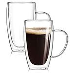 2-Pack 15 Oz Double Walled Glass Co