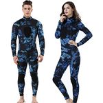 MYLEDI Neoprene 3mm Scuba Diving Suit One Piece Mens Spearfishing Full Body Spearfishing Wetsuit (MY044, XXL)