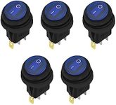 LALOCAPEYO 5PCS Round Toggle LED Sw